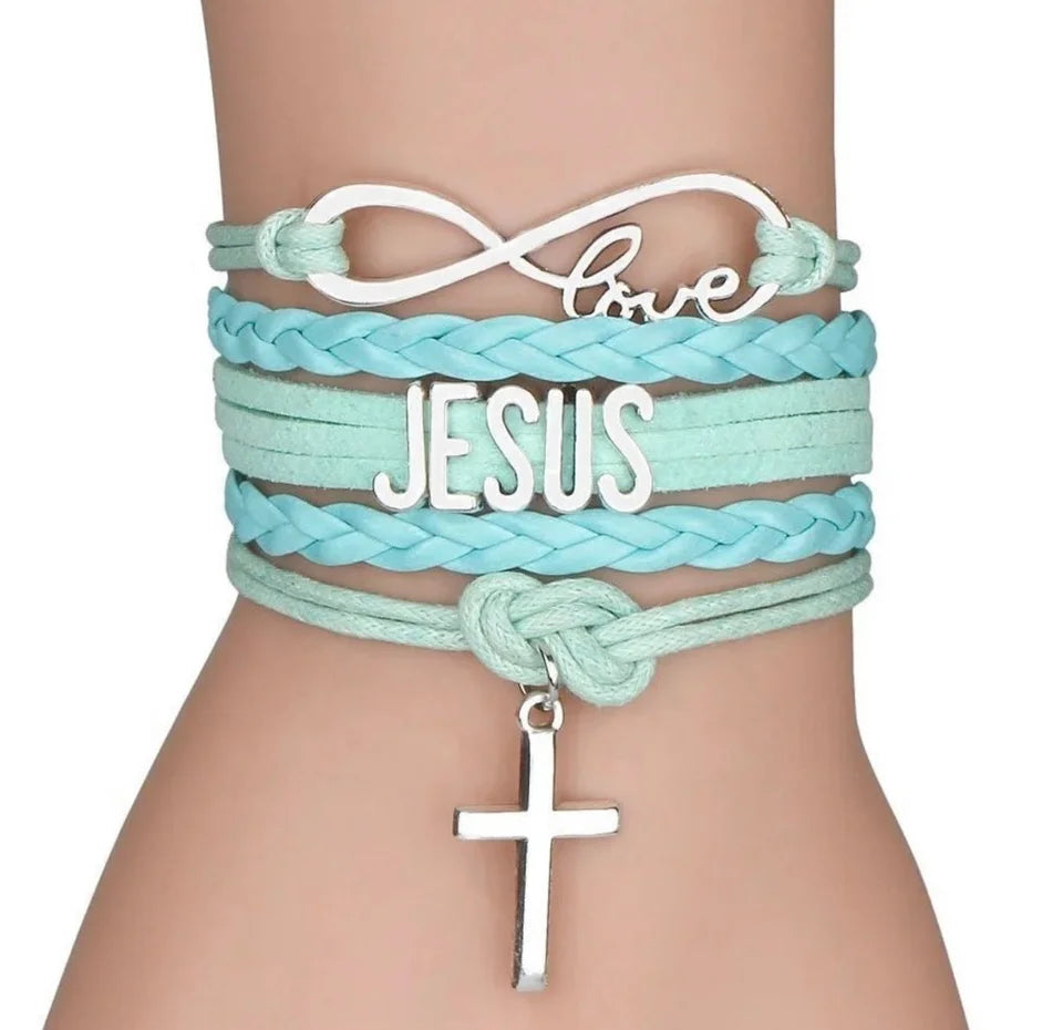 Armband med kristet budskap