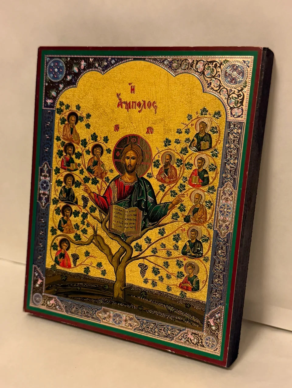 Ikon på Jesus, vinstocken