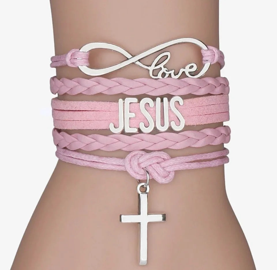 Armband med kristet budskap