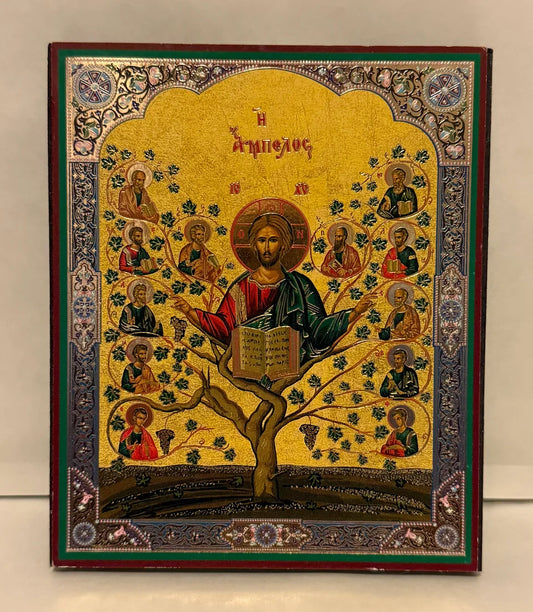 Ikon på Jesus, vinstocken