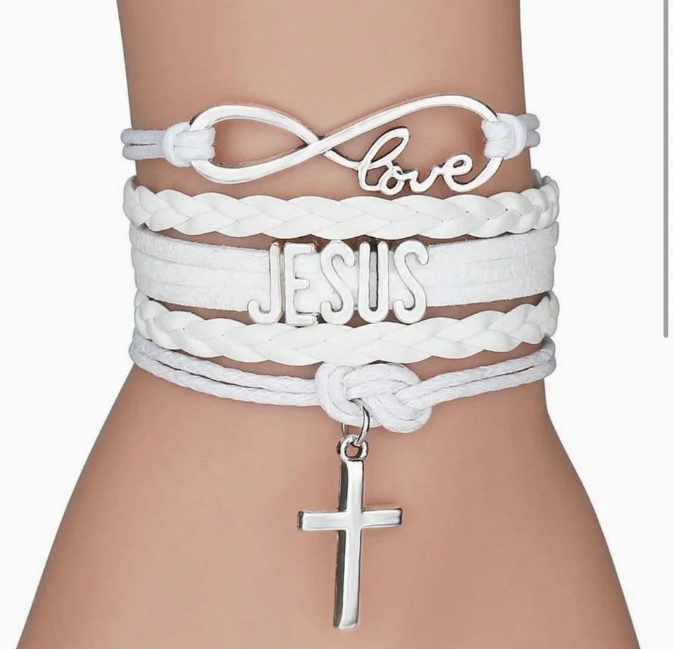 Armband med kristet budskap