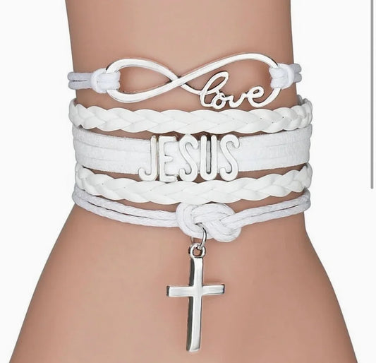 Armband med kristet budskap