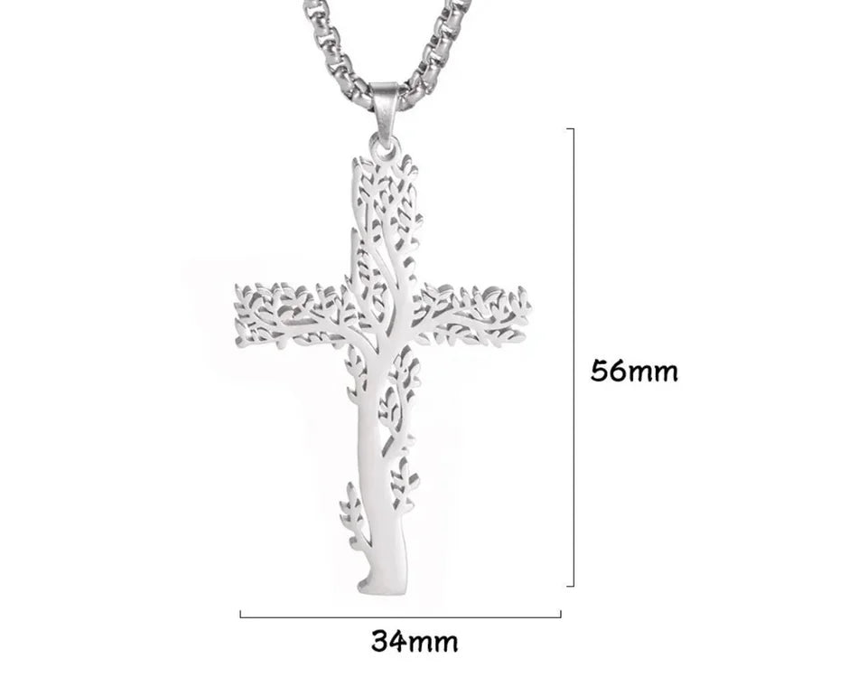 Halsband med ett kors “Livets träd”