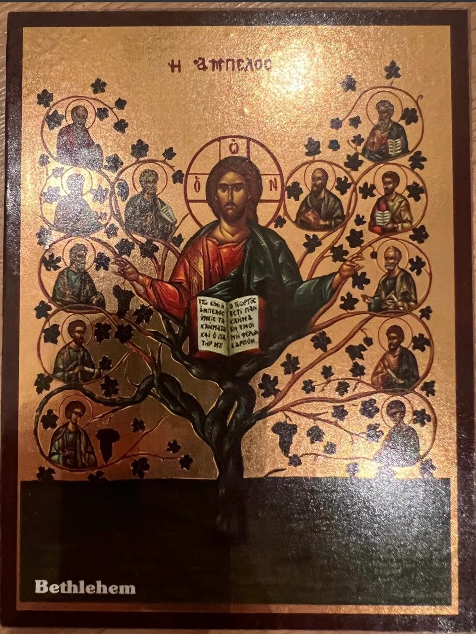 Ikon på Jesus och apostlarna