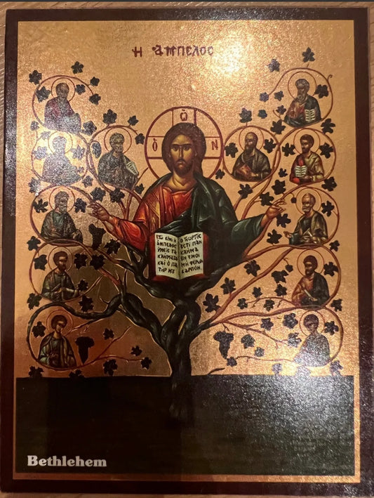Ikon på Jesus och apostlarna