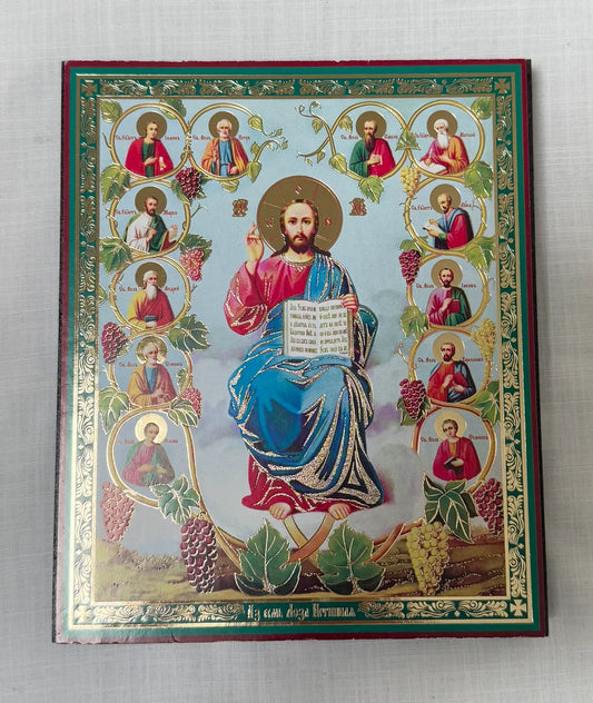Ikon på Jesus ”vinstocken”